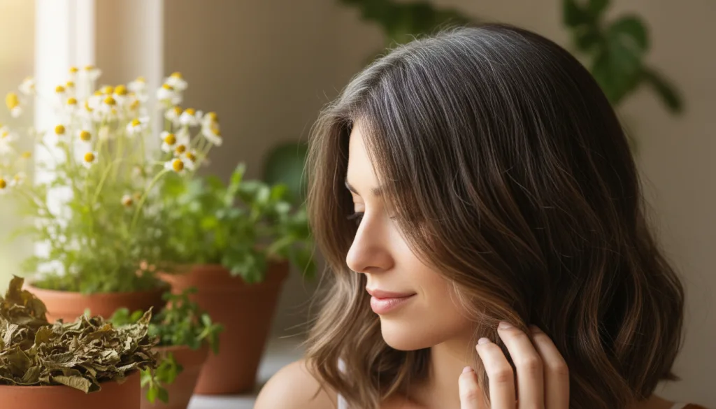 découvrez des astuces et techniques naturelles pour cacher efficacement les cheveux blancs sur cheveux bruns, et retrouvez une chevelure éclatante sans produits chimiques.