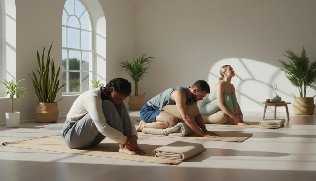 explorez les positions de yin yoga, découvrez leurs bienfaits apaisants et maîtrisez les postures essentielles pour une pratique relaxante et revitalisante.