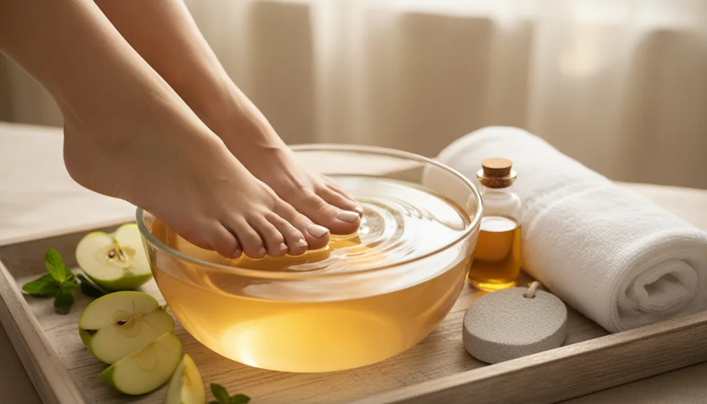découvrez les bienfaits du bain de pied au vinaigre de cidre et nos conseils pratiques pour soulager la fatigue, éliminer les odeurs et revitaliser vos pieds au naturel.
